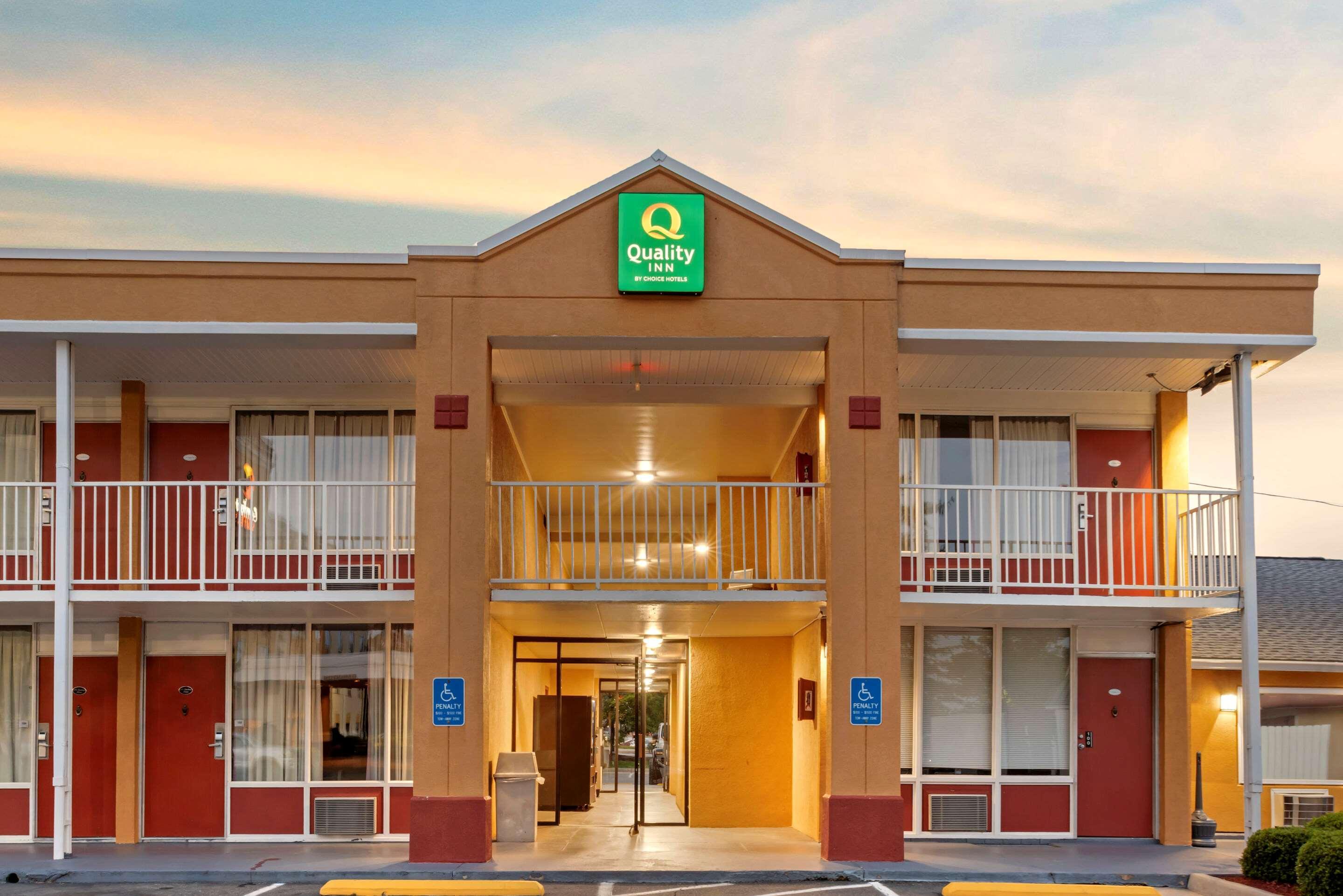 Quality Inn Fredericksburg Near Historic Downtown Exterior foto